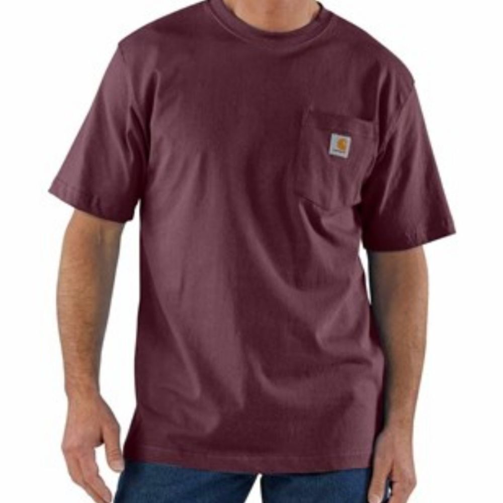 Carhartt Loose Fit Heavyweight S/S Pocket T-Shirt- Port‎